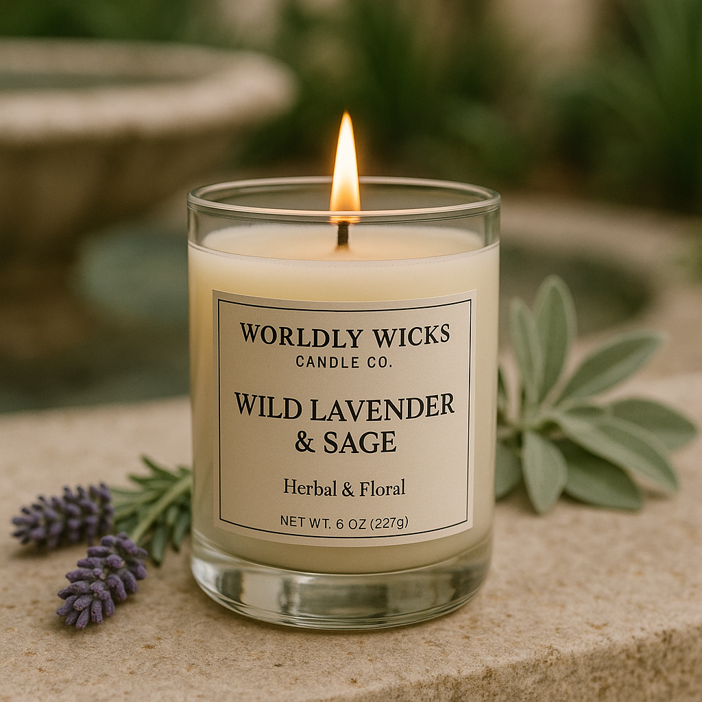 Wild Lavender & Sage — Spa Courtyard