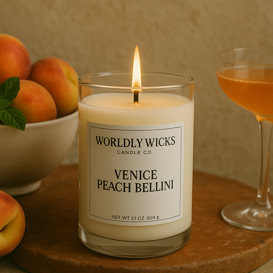Venice Peach Bellini — Riviera Toast