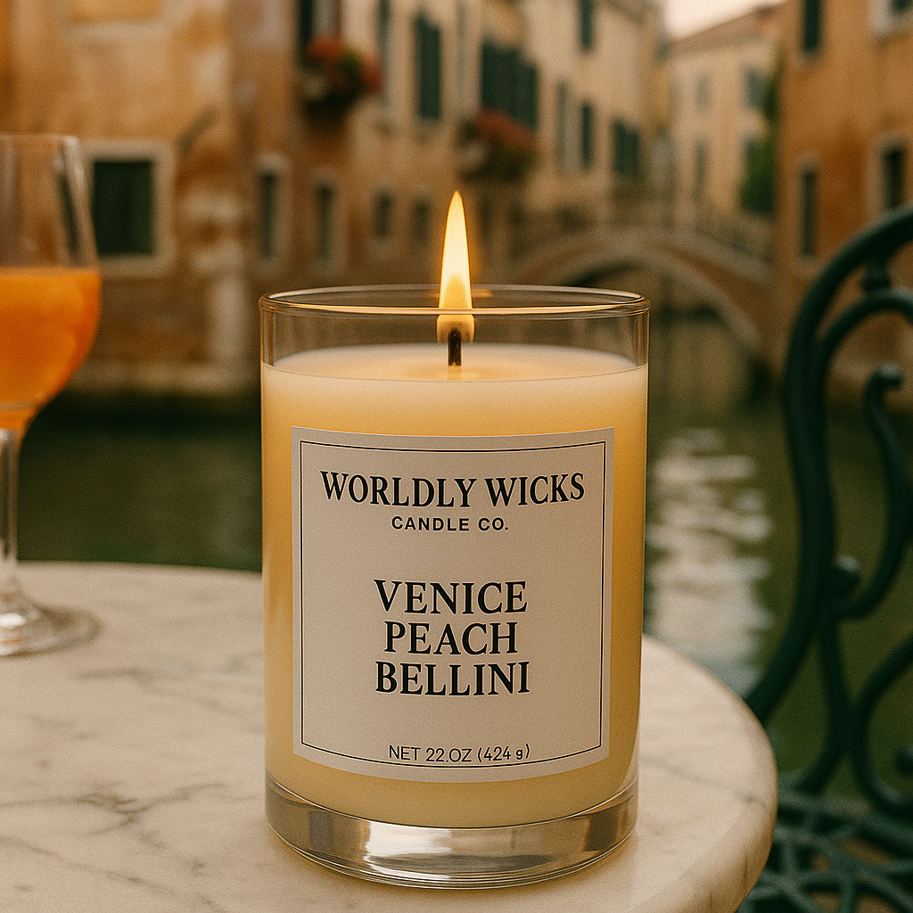 Venice Peach Bellini — Riviera Toast